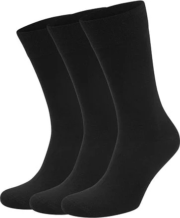 Suitable Sokken 3-Pack Zwart 9896 21460 Black 3-pack kopen