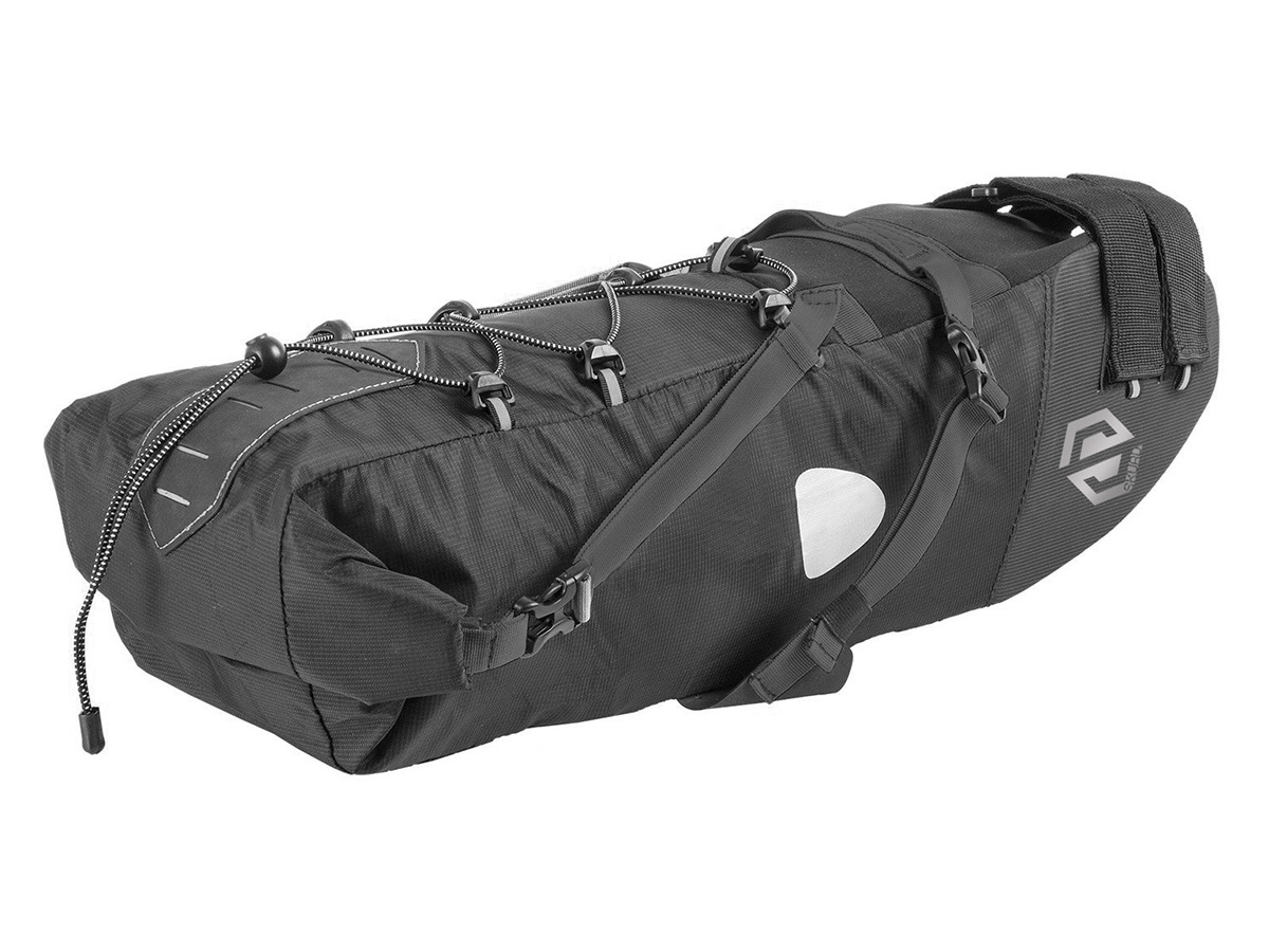 SKUAD maat M 5,5 liter zadeltas - Black