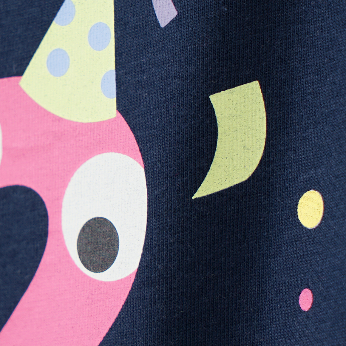 Topolino Mädchen T-Shirt mit Geburtstagszahl 2 dunkelblau