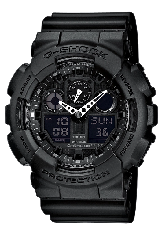 Casio G-Shock Herrenuhr Master of G Oversized GA-100-1A1ER