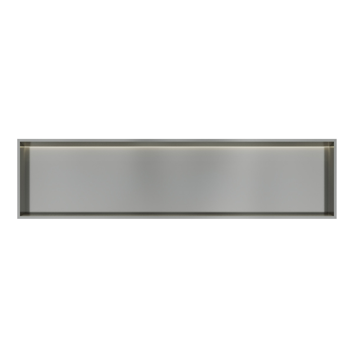 Hotbath &More inbouwnis met verlichting 30x120x10cm RVS