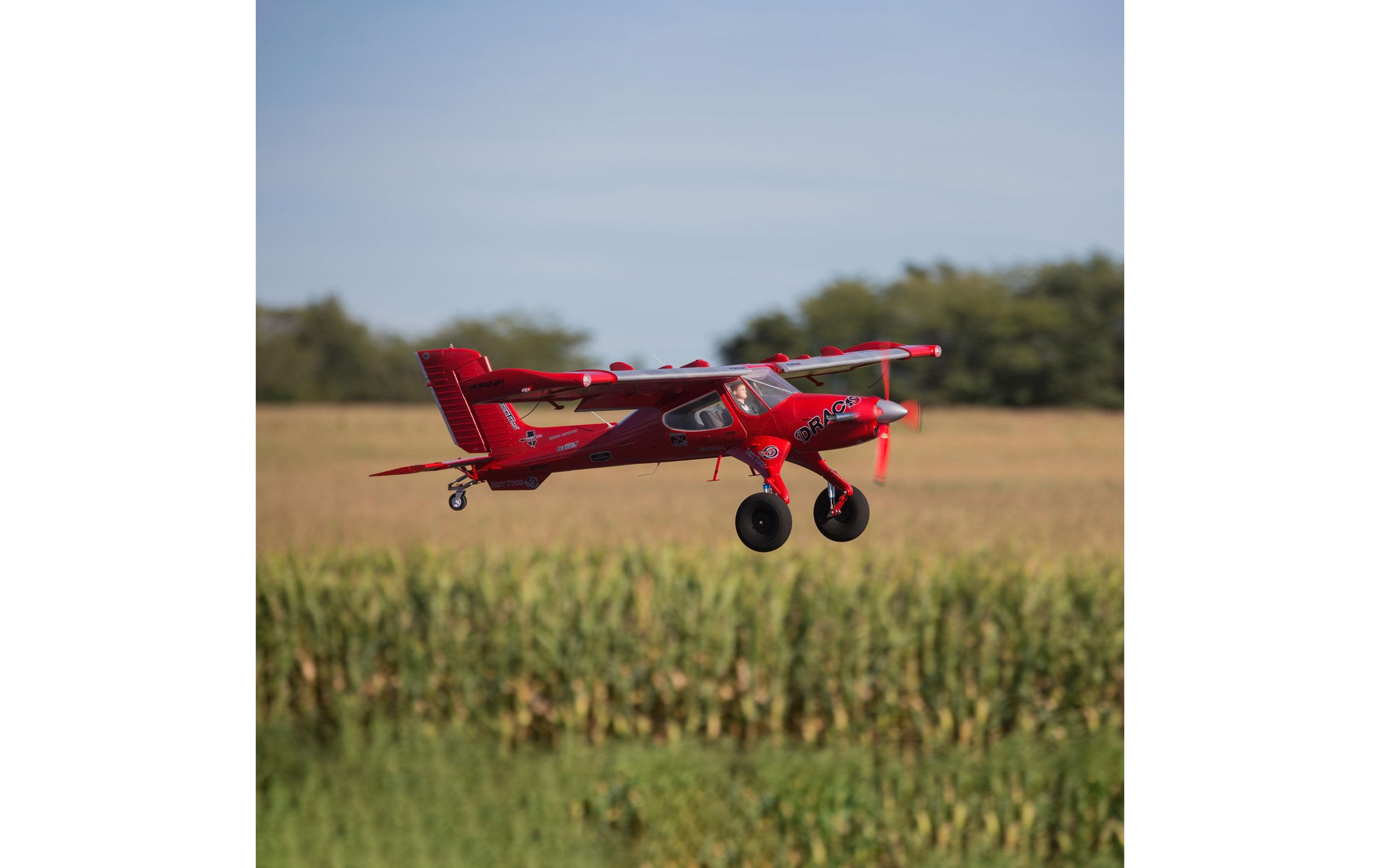 Motorflugzeug DRACO 2.0m Smart BNF Basic AS3X SAFE<br>Replika von Mike Patey's stark modifizierter STOL Wilga «Draco»