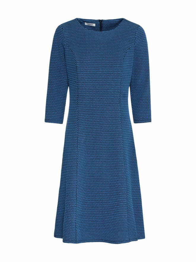 Jacquardkleid Geometrie