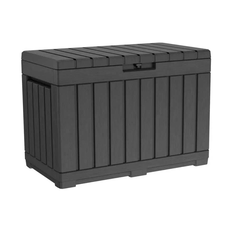Keter Kentwood Opbergbox 190L - 82,3x45,7x57,7cm - Antraciet
