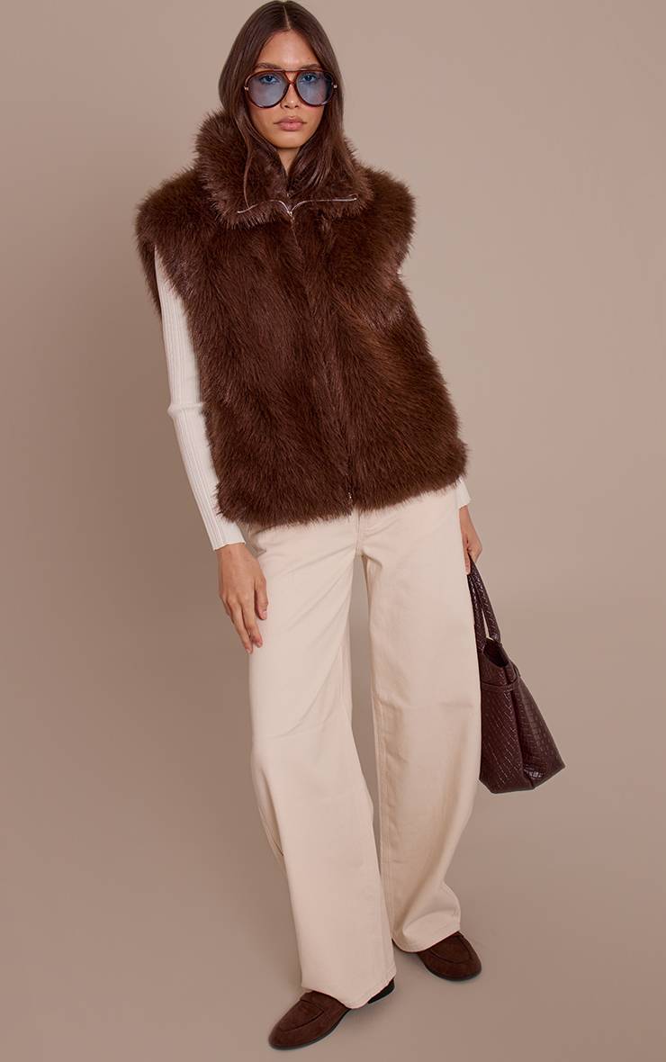 Chocolat Gilet En Synthétique