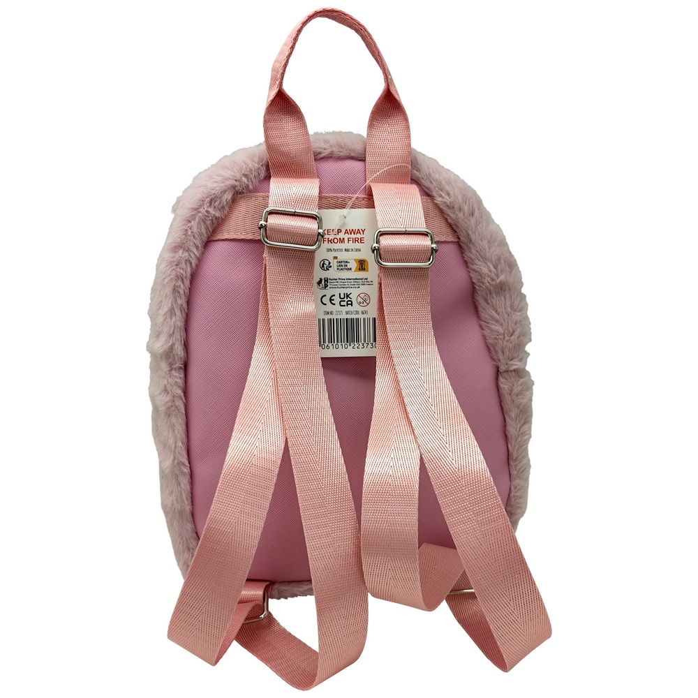 Ich liebe den Look Plüschhasen-Rucksack
