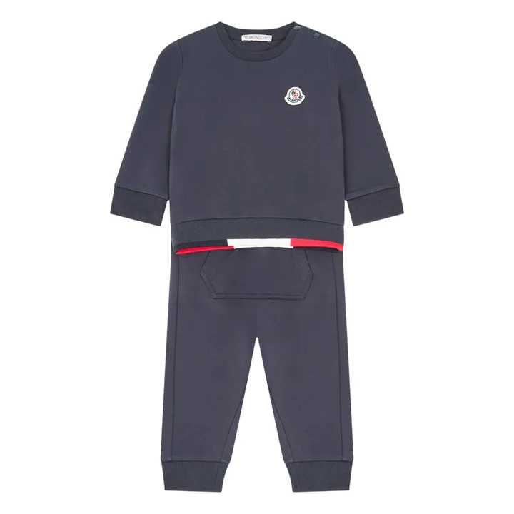 Moncler Ensemble Jogger | Bleu marine