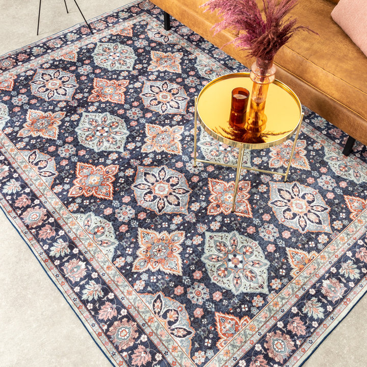 Vintage vloerkleed - Imagine Oriental Blauw | Rijk