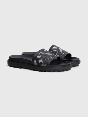 Sandálias rasteiras de couro Tommy Hilfiger x Vacation Elevated