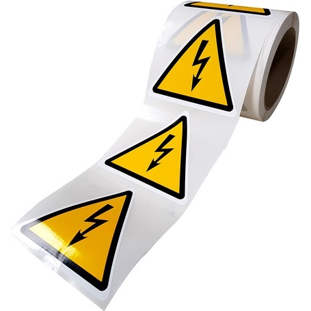 Rouleau de Pictos de Danger - Danger électricité - W012