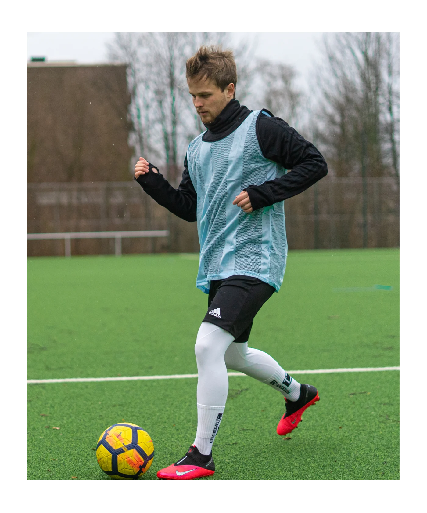 Cawila Trainingsleibchen UNI 3er Set Grau | Leibchen Fußball