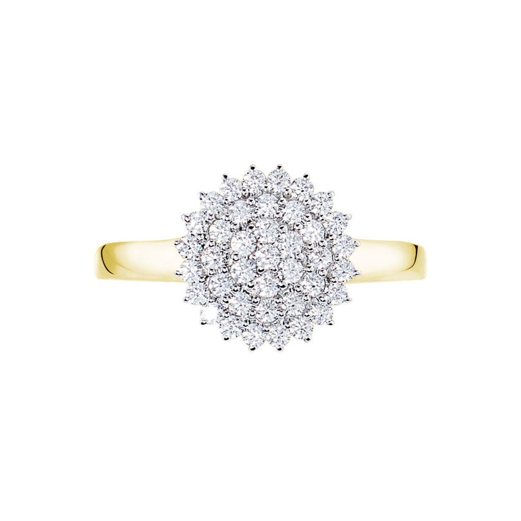 Bague Mireya Or Jaune Oxydes
