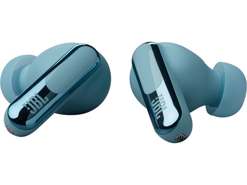 JBL Wireless In-Ear-Kopfhörer Live Beam 3 Blau Kabellose Noise-Cancelling-Kopfhörer mit Smart Charging Case