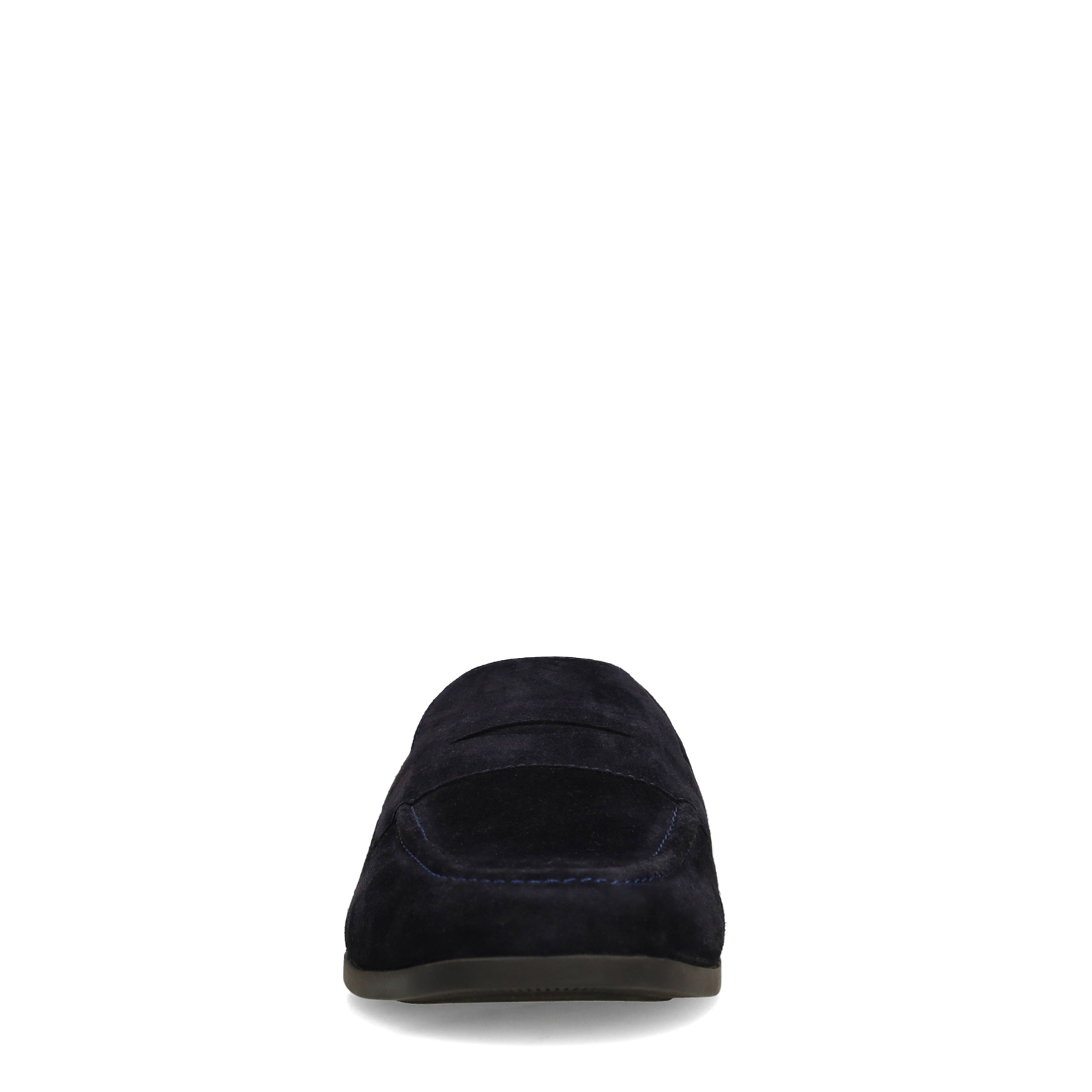 Donkerblauwe suède loafers