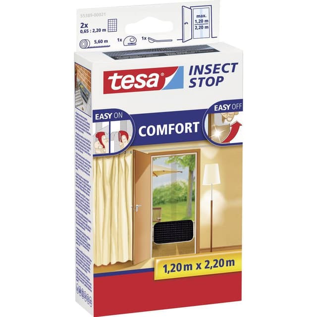 tesa COMFORT 55389-00021-00 Fluegitter til dør (B x H)
