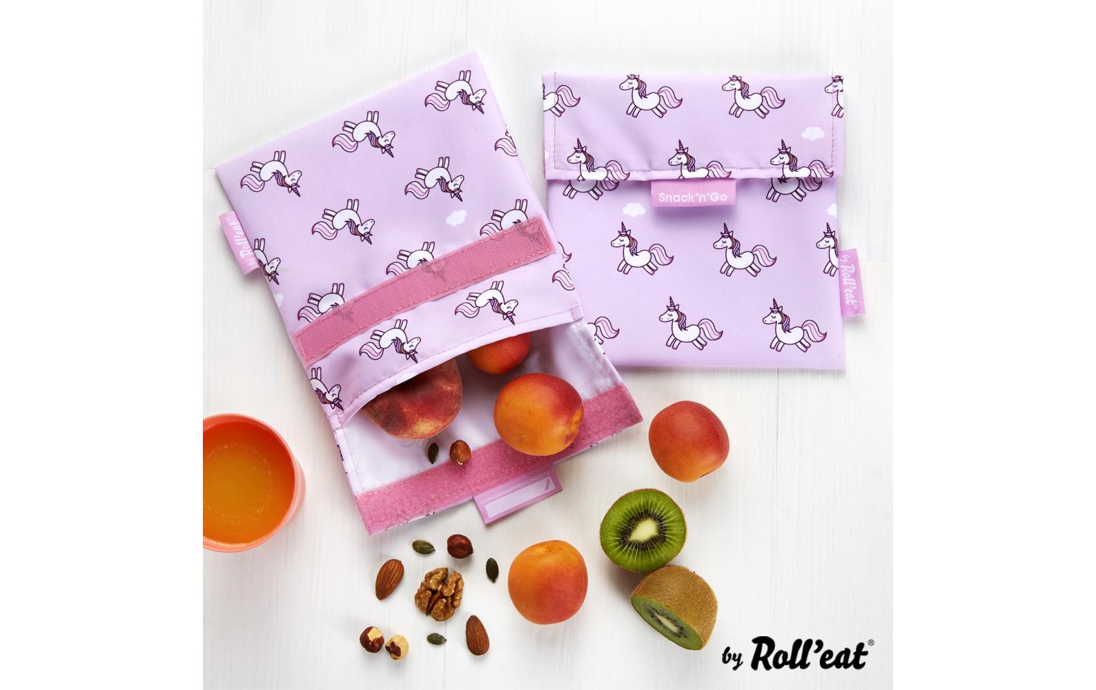 Lunchbeutel SnacknGo Animals Rosa, EinhornRosa Lunchsack