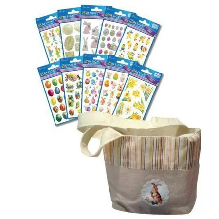 Avery Zweckform Sticker Ostern 100 Stück sortiert + Tasche