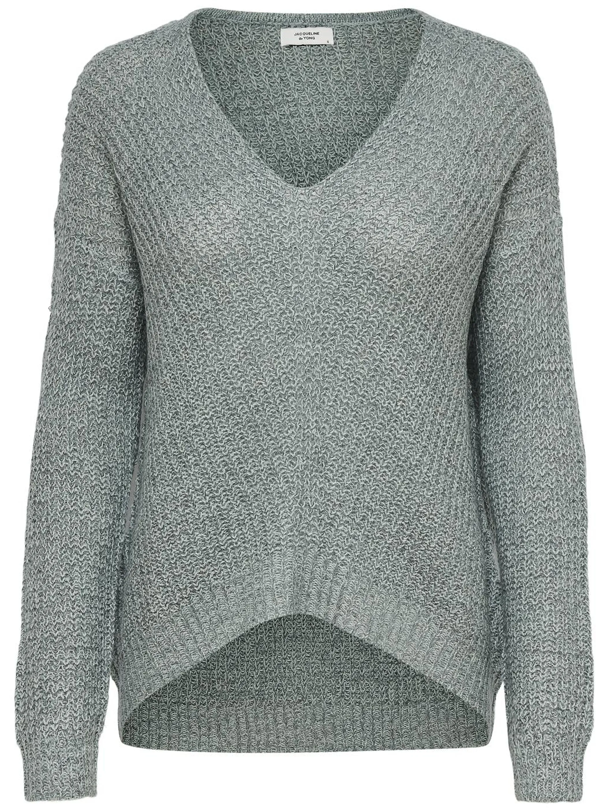Damen Strickpullover mit V-Ausschnitt