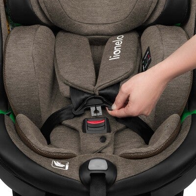 Lionelo Harmony i-Size Bilstol, Green Olive Leather