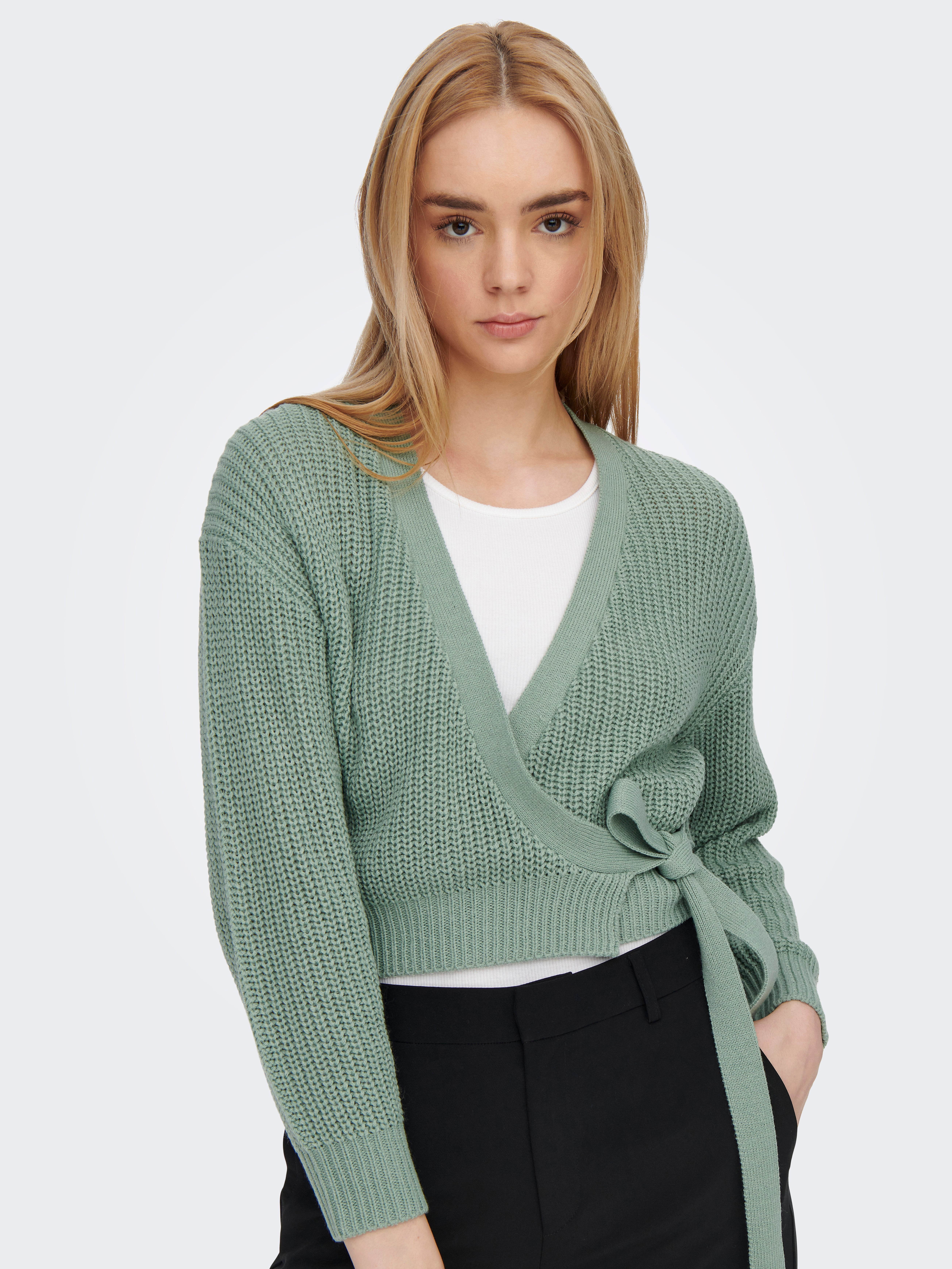 ONLBREDA Strickjacke Chinois Green