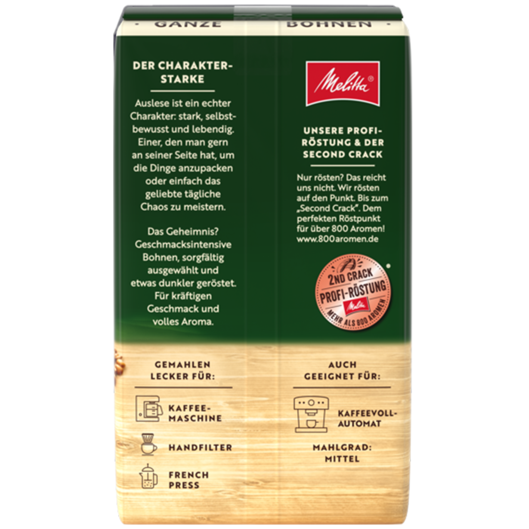 Melitta® Auslese Klassisch|Kaffeebohnen 500g