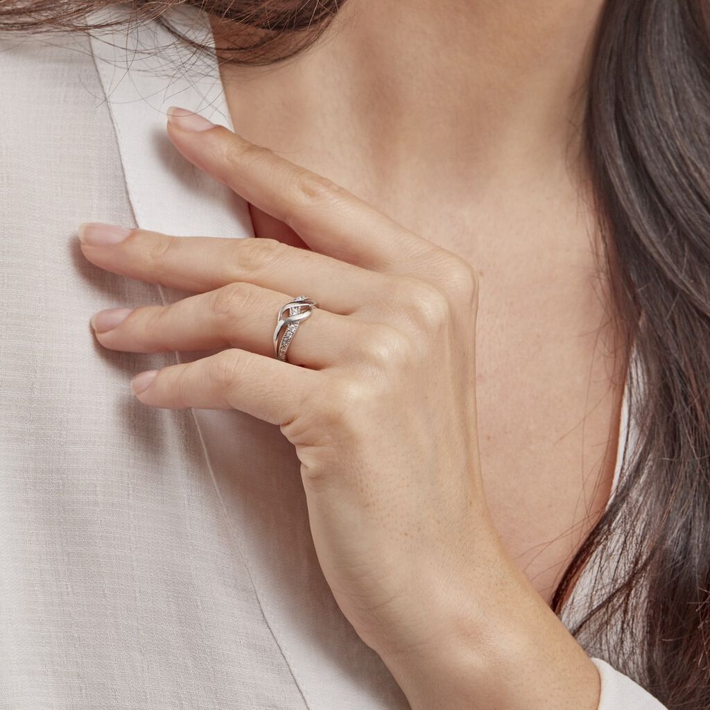 Bague Kayline Argent Oxyde De Zirconium