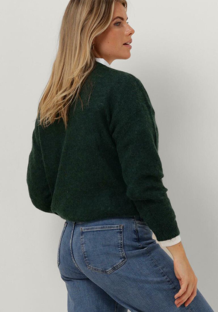 BY-BAR groene by-bar trui liv melange pullover