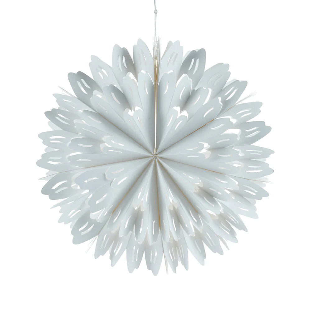 Bahne Interior  LED papirstjerne, hvid - Ø40 cm.