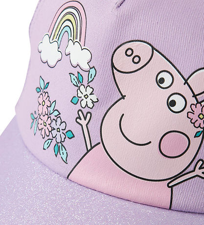 Name It Kappe - NmfMis - Peppa Pig - Orchid Bloom
