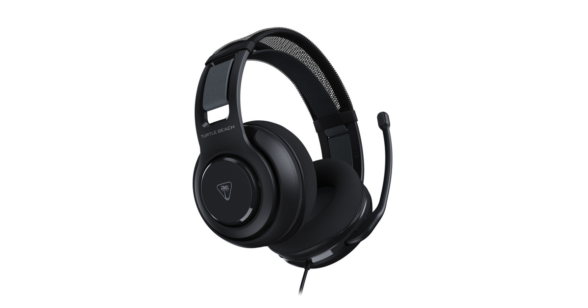 Turtle BeachAtlas 200 bekabelde gamingheadset over-ear gaming headset  (Zwart, Pc, PlayStation 4, PlayStation 5, Xbox, Smartphone)