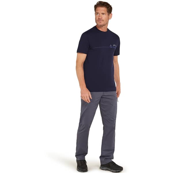 T-shirt randonnée ICEBREAKER M 150 TECH LITE SS TEE SING LI CMP MIDNIGHT NAVY