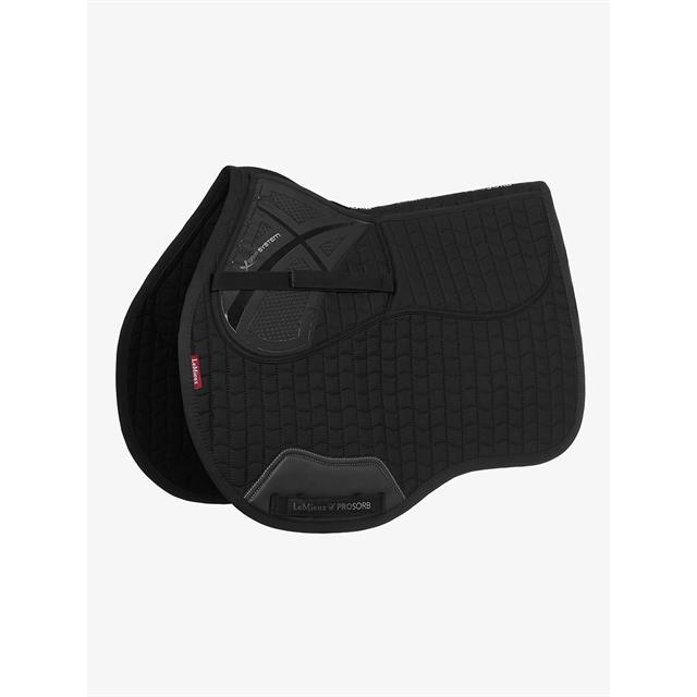 Zadeldek LeMieux Prosorb Plain 2 Pocket Gp Square Zwart