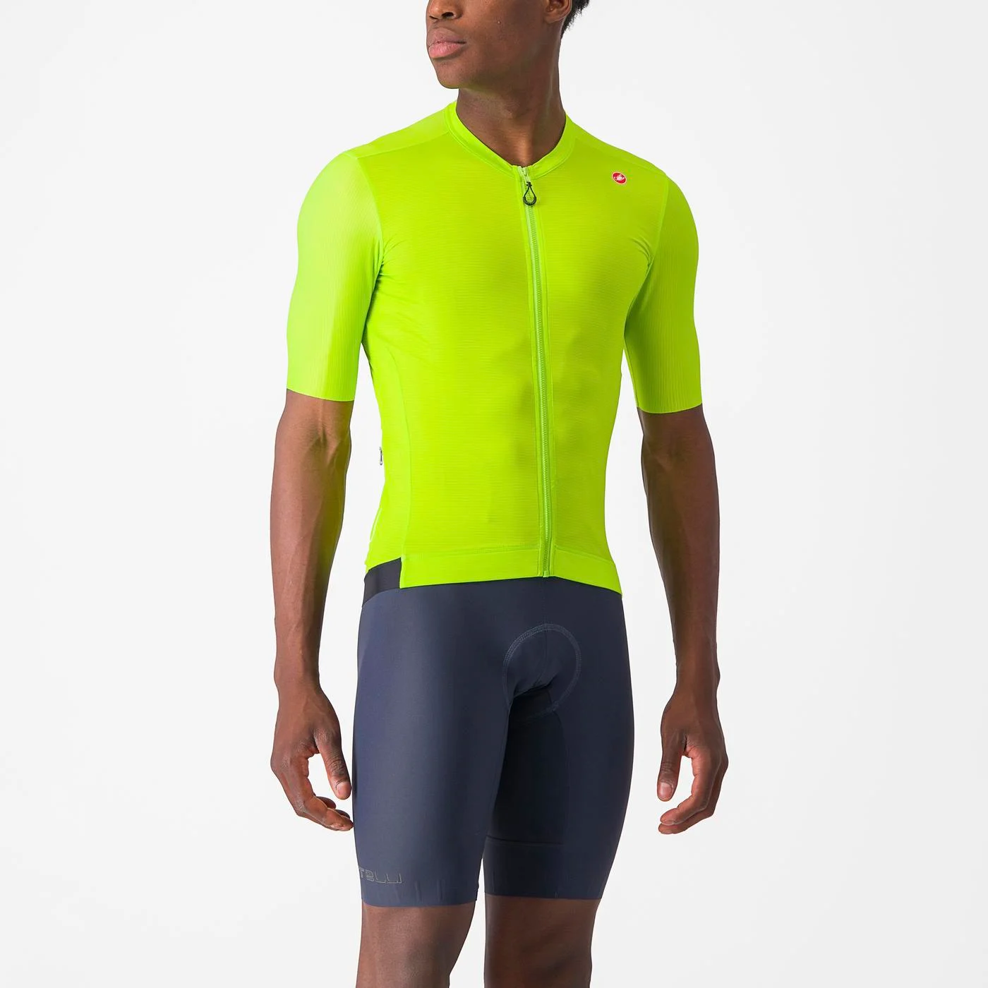 Castelli Espresso Jersey i Electric Lime/Deep Green