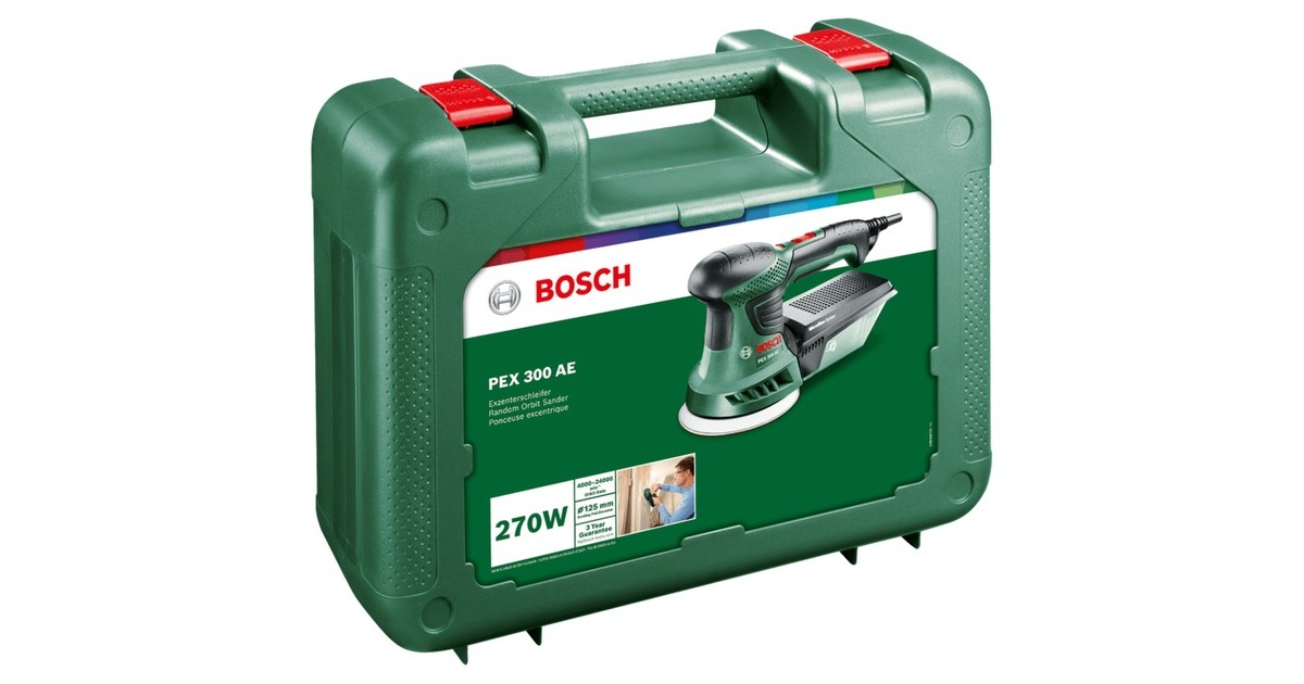 BoschPEX 300 AE excentrische schuurmachine  (Groen)