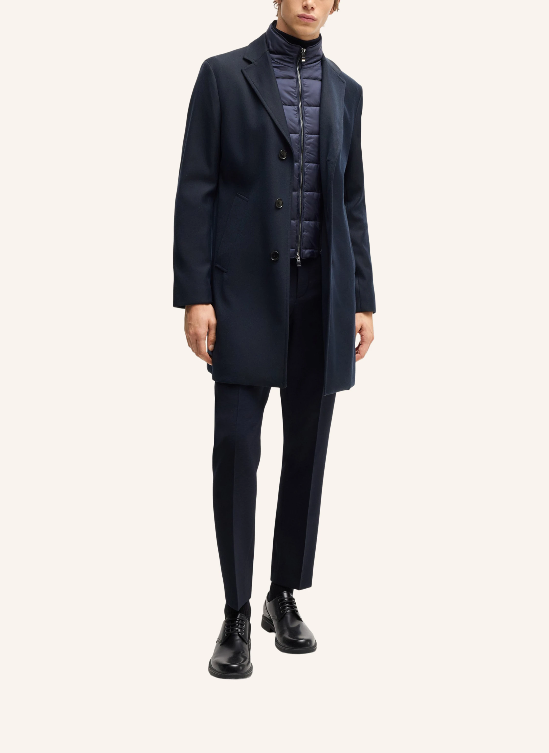BOSS Klassischer Mantel H-HYDE-BIB-234 Slim Fit