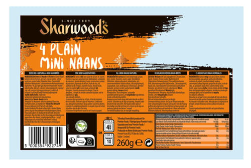 Sharwood's Mini Naan Brot