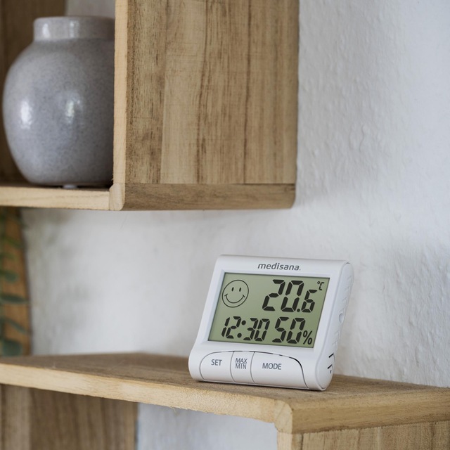 Medisana Innenwetterstation »HG 100« () Innenwetterstation mit Anzeige von Luftfeuchtigkeit und Raumtemperatur