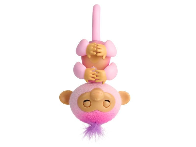 Wowwee Fingerlings Monkey Pink Harmony Interaktiver und lustiger Affe