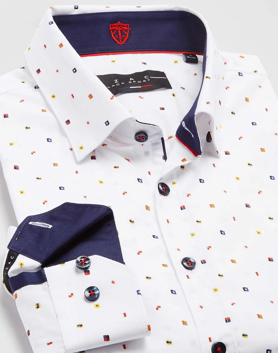 Chemise Motif Drapeaux