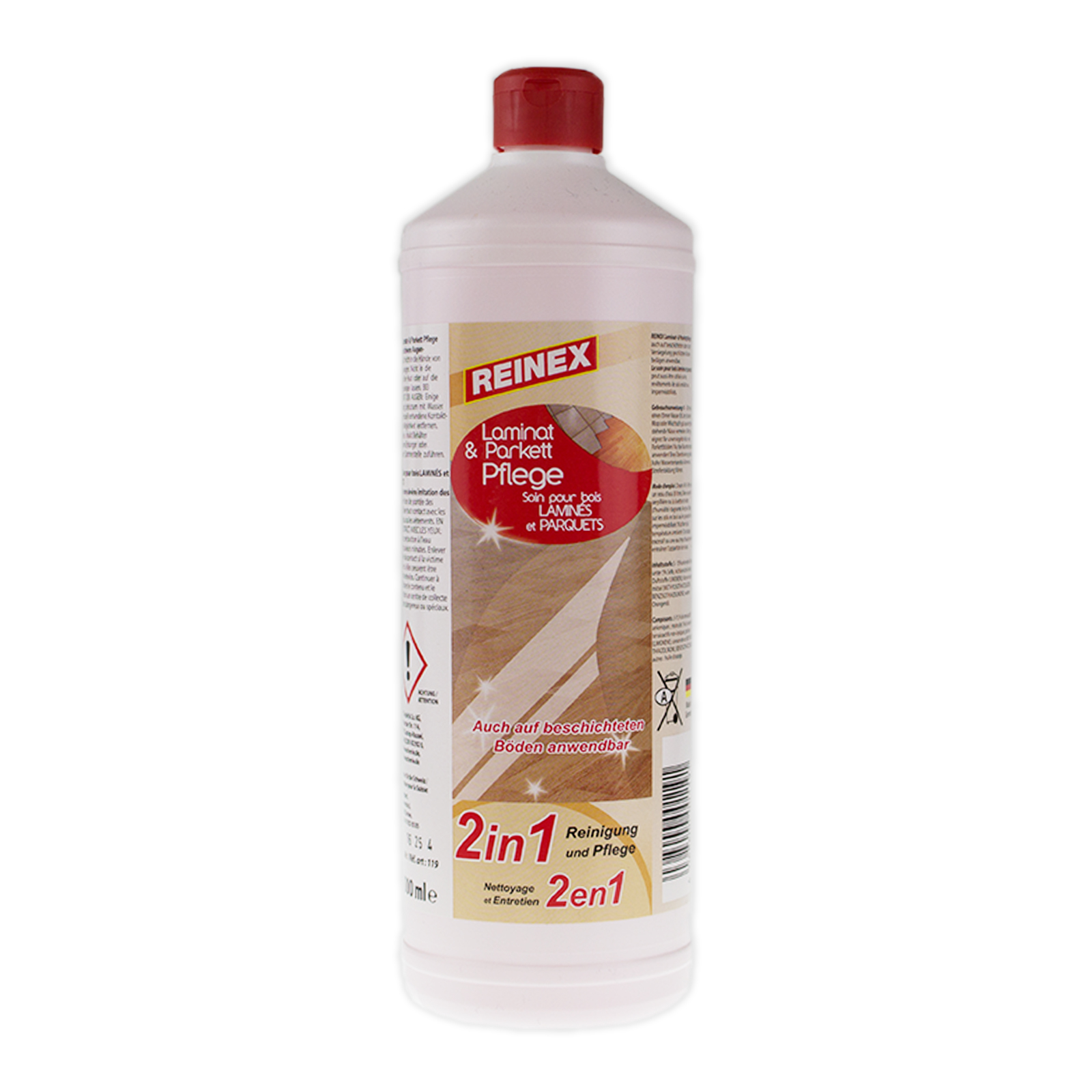 REINEX Laminat-Parkettpflege - Reinigung und Pflege - 1 Liter