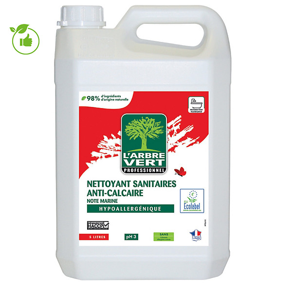Nettoyant sanitaires détartrant L'Arbre Vert 5 L