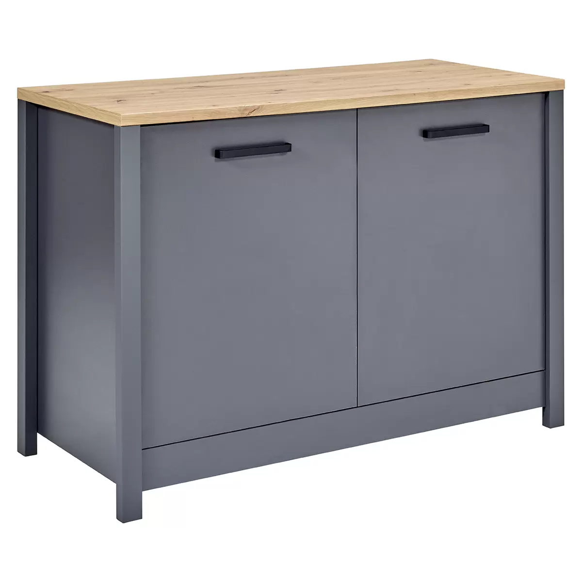 Spülenschrank Veneto anthrazit,Artisan Eiche