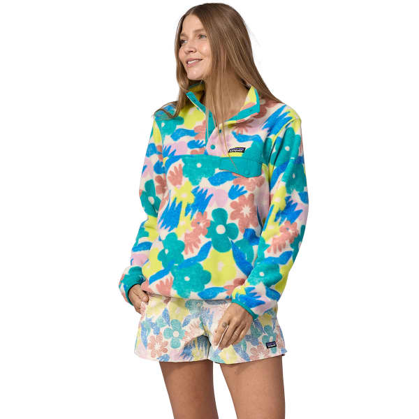 Sweat polaire PATAGONIA W'S LW SYNCH SNAP-T P/O CHANNELING SPRING: NATURAL