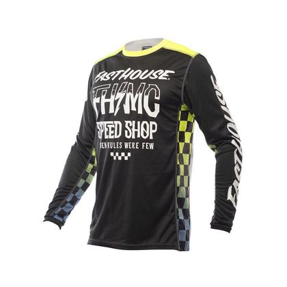 Maillot cross FASTHOUSE YOUTH GRINDHOUSE BRUTE BLACK/HIGH VIZ - Noir / Jaune