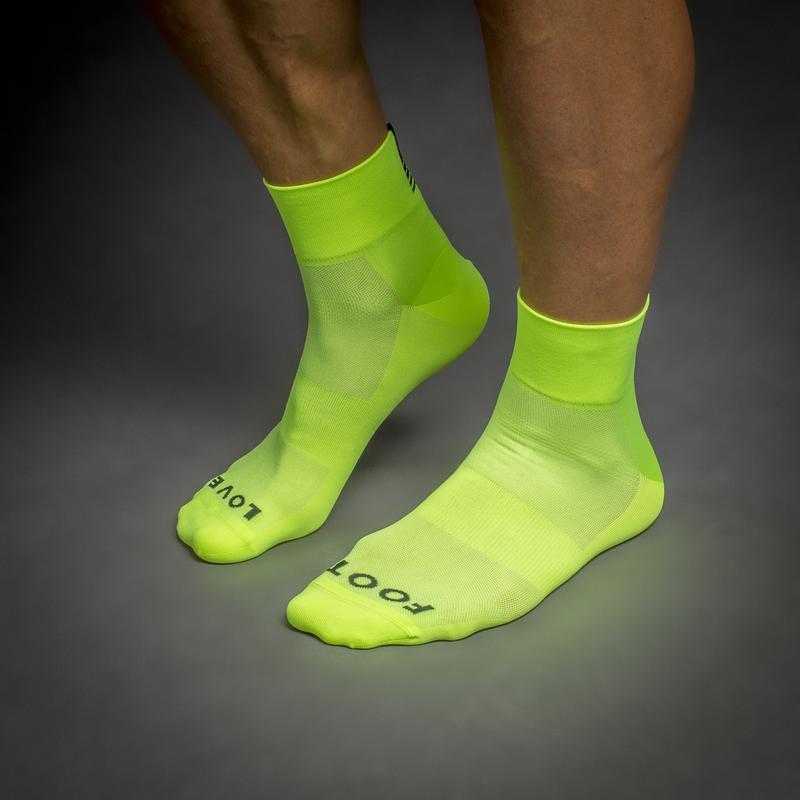 GripGrab Lightweight SL Short Cykelstrømper Gul Hi-vis