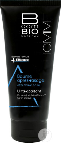 BcomBio Natural Homme Baume Après-Rasage Ultra-Apaisant Bio 100ml
