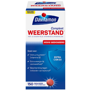 Davitamon Compleet Weerstand Hoog Gedoseerd Dragees 150ST