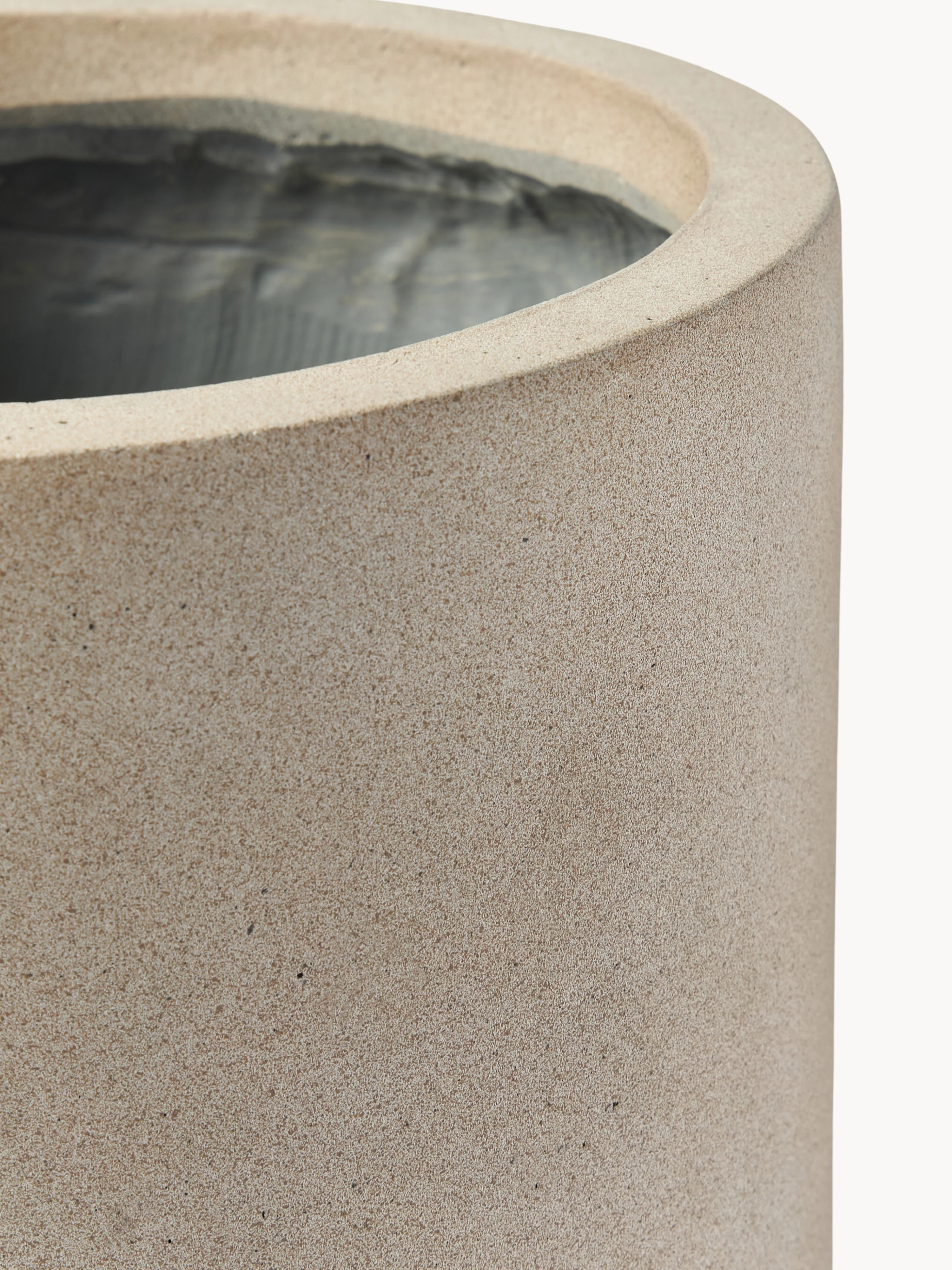 Outdoor plantenpot Tuscany van beton, H 34 cm