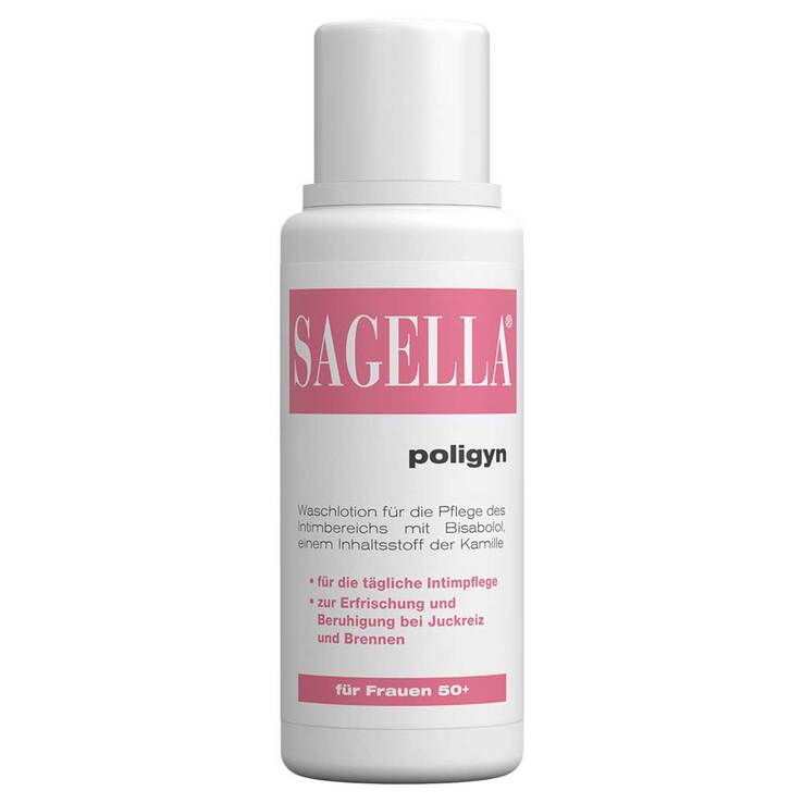 Sagella poligyn Intimwaschlotion für Frauen 50 + , 2x500 ml