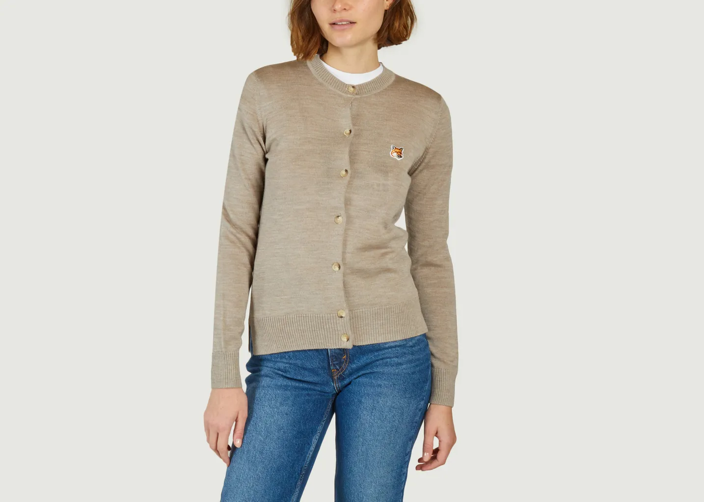 Cardigan Fox Head Maison Kitsuné